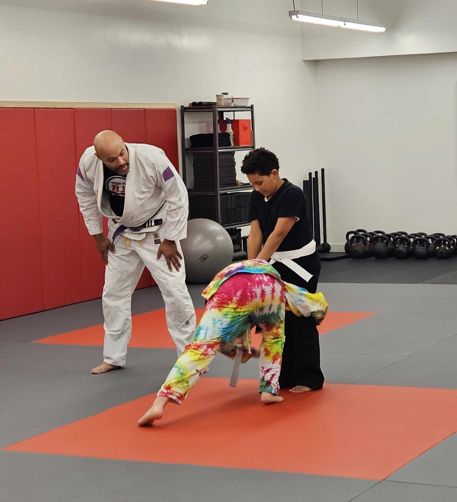 Boone County Jiu-Jitsu students and instructors on the mat training